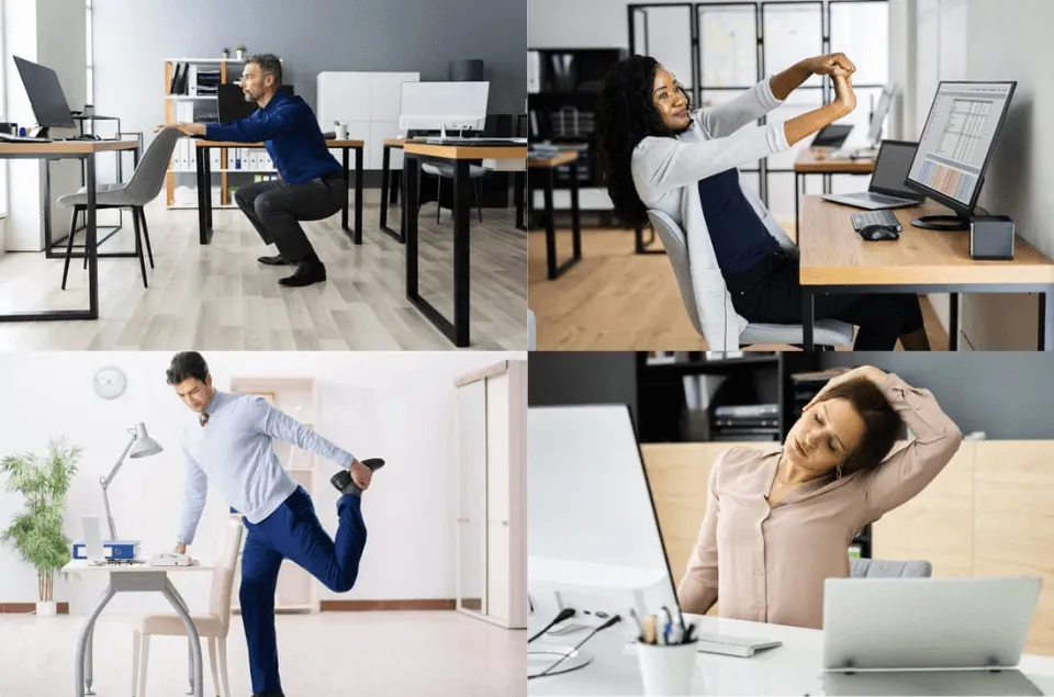 Professional reviewing movement assessment data