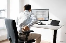 Desk surface with movement reference notes